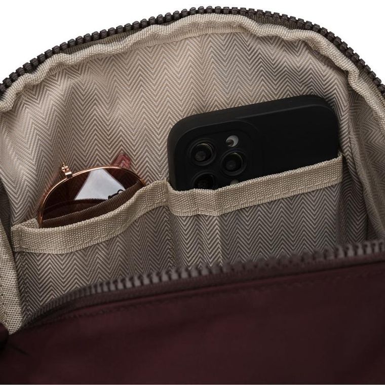 Plecak miejski, bordowy, Peterson