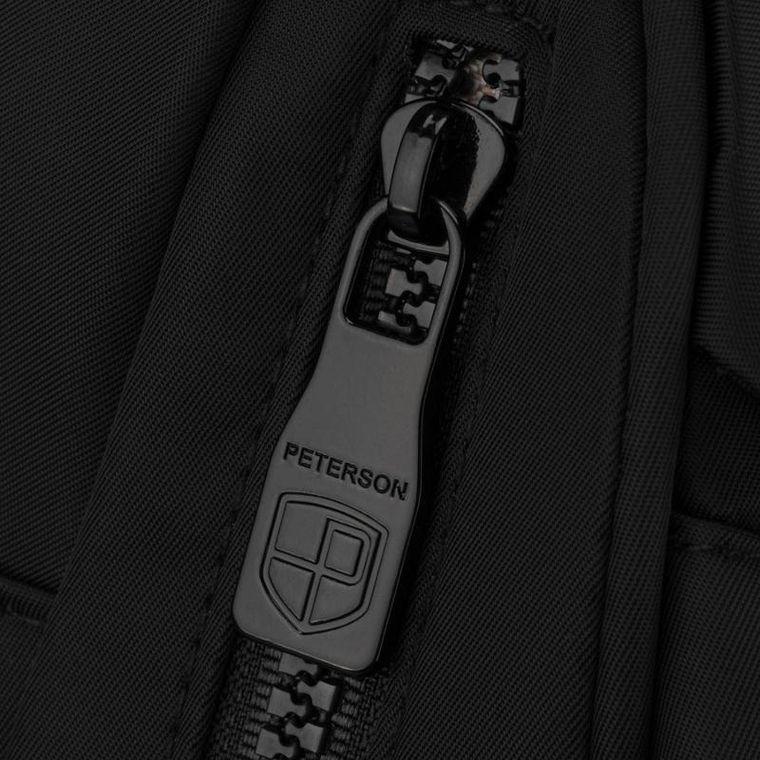 Plecak miejski, czarny, Peterson
