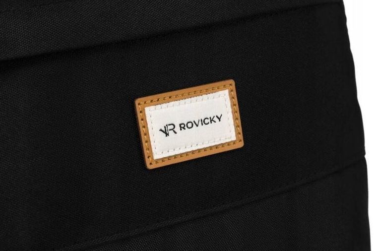 Plecak miejski, czarny, Rovicky