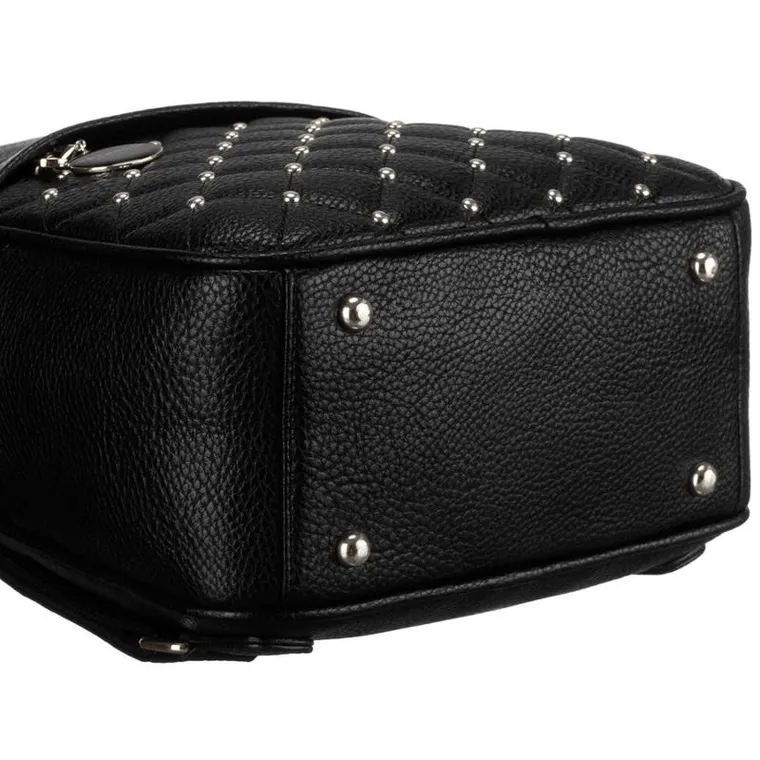 Plecak miejski, czarny, skóra ekologiczna, Peterson