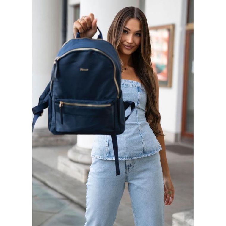 Plecak miejski, granatowy, Peterson