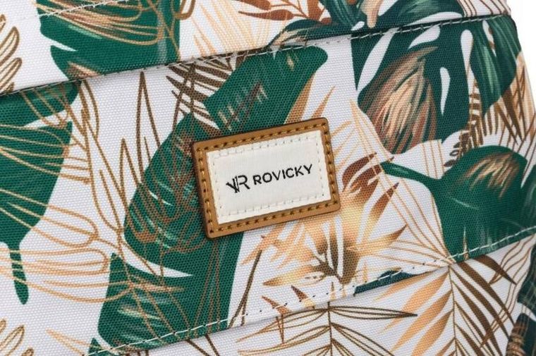 Plecak miejski, roślinny wzór, Rovicky