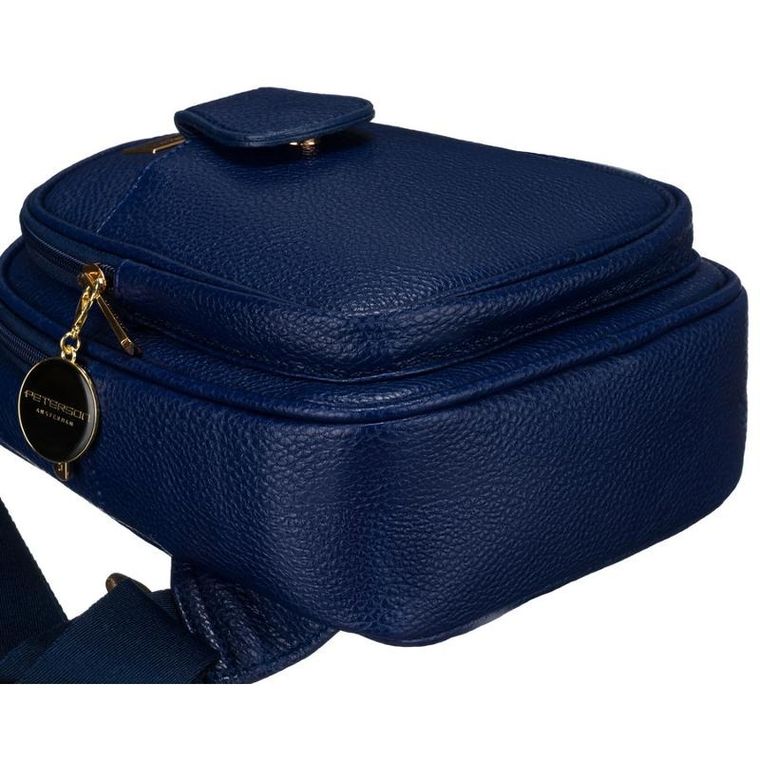 Plecak na jedno ramię, saszetka, granatowy, Peterson