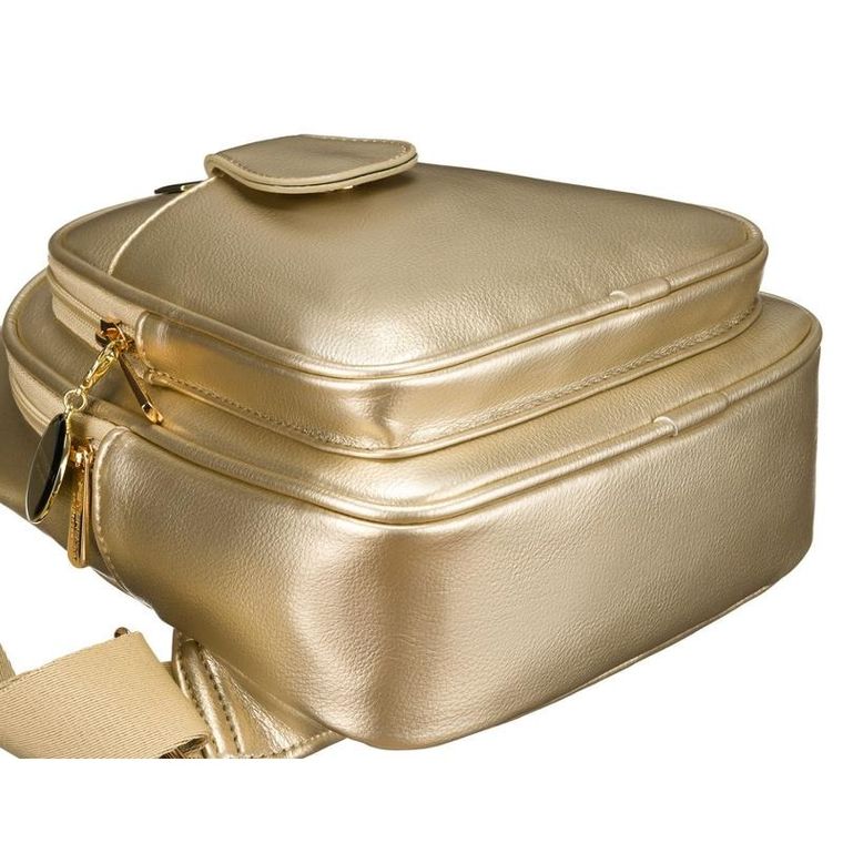 Plecak na jedno ramię, saszetka, złoty, Peterson