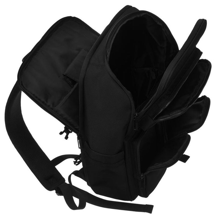 Plecak na laptopa, czarny, Peterson