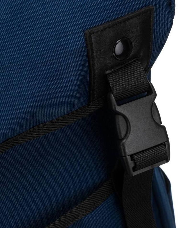 Plecak na laptopa, granatowy, materiałowy, Peterson