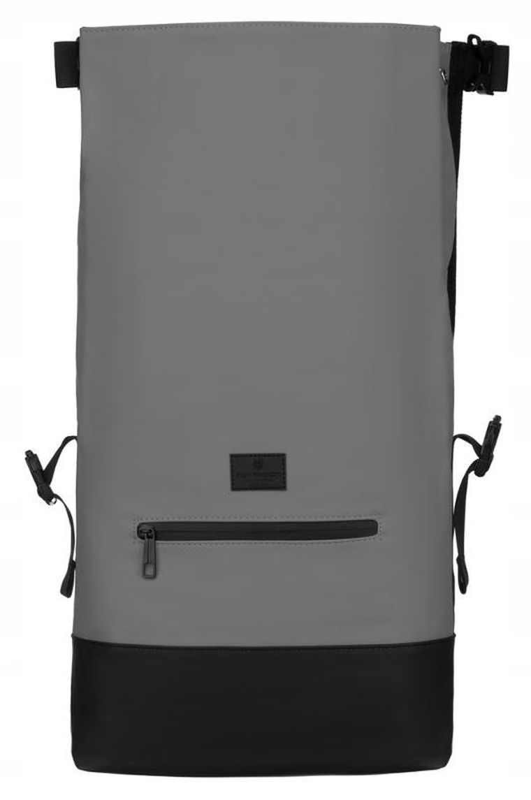 Plecak na laptopa, wodoodporny, szary, Peterson