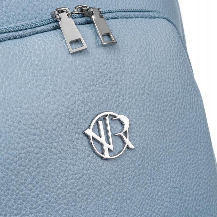 Plecak, niebieski, skóra ekologiczna, Rovicky