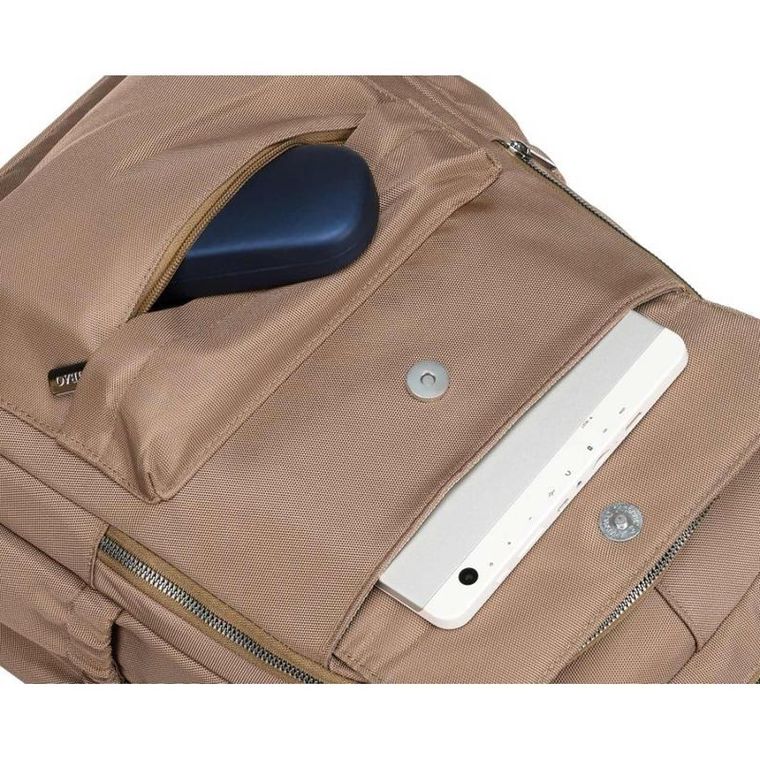 Plecak podróżny, bagaż podręczny do samolotu, beżowy, Peterson