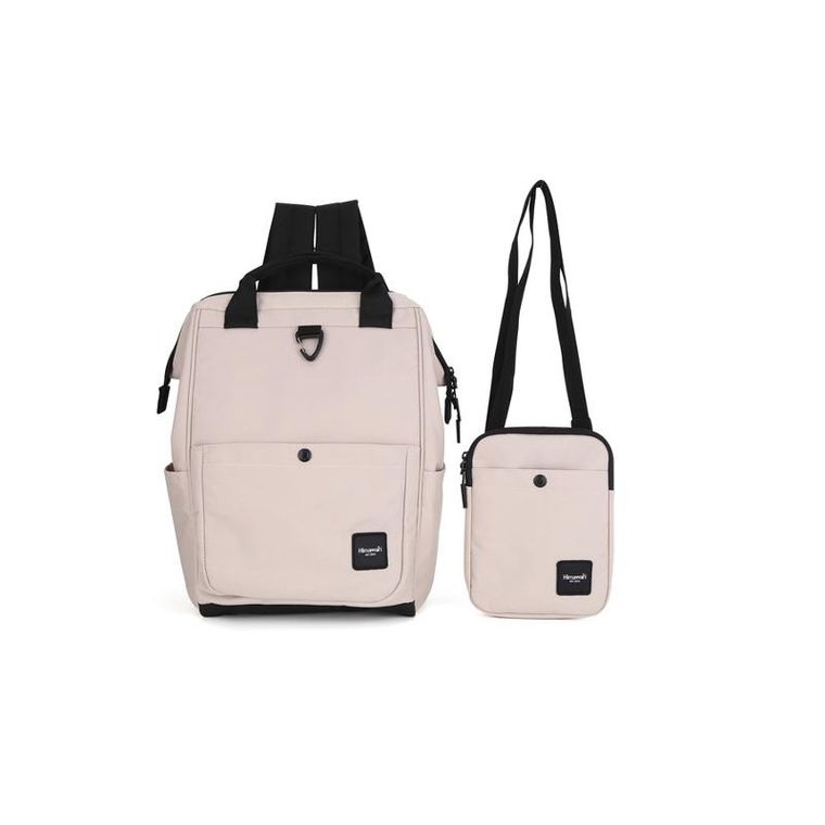 Plecak podróżny, Saszetka, różowy, wodoodporny, Himawari