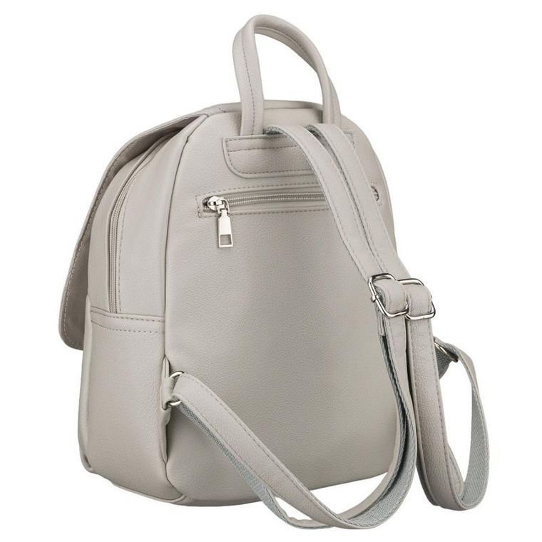 Plecak, szary, skóra ekologiczna, Rovicky