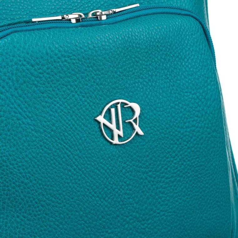 Plecak, turkusowy, skóra ekologiczna, Rovicky