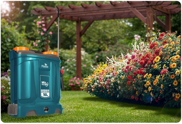 Plonos, opryskiwacz akumulatorowy z mieszalnikiem, PL-604