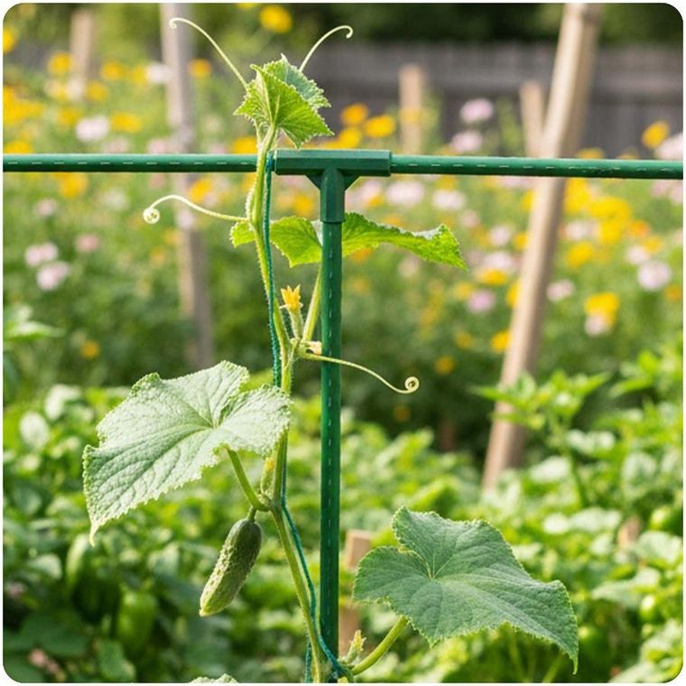 Plonos, złączki do tyczek, zielone, 11 mm, typu 3, 4 szt, PL-941