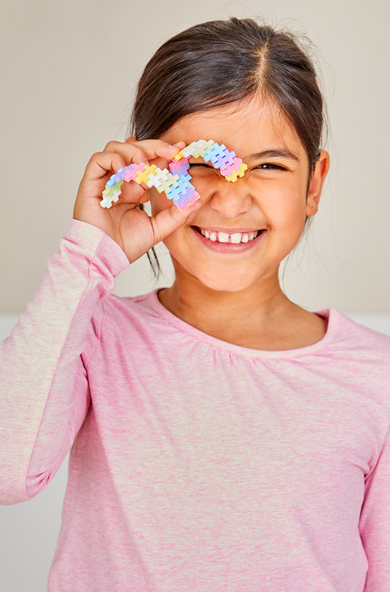 Plus-Plus, Basic w opakowaniu, Pastelowe kolory, klocki, 300 elementów