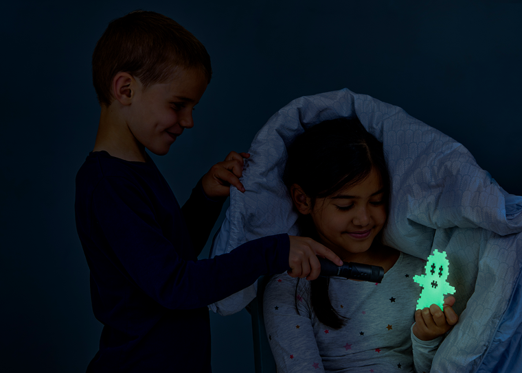 Plus-Plus, Naucz się budować, klocki świecące w ciemności, 500 elementów