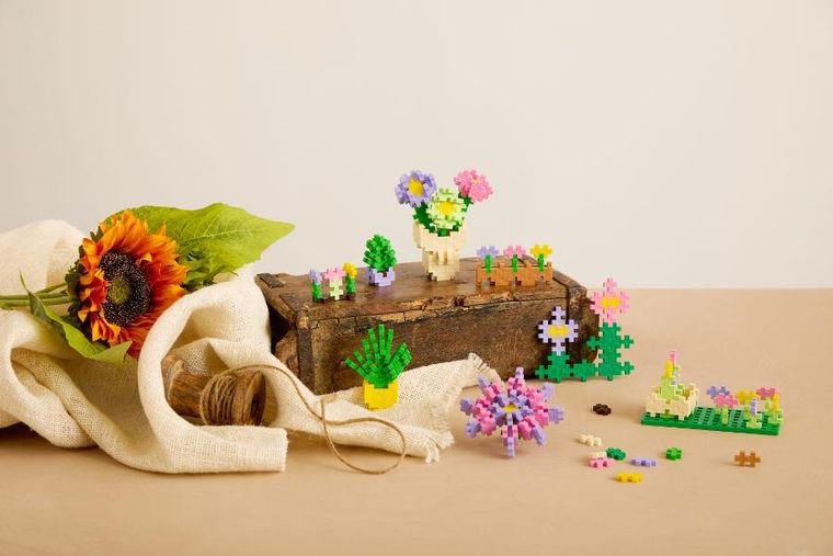 Plus-Plus, Naucz się budować, Kwiaciarnia, klocki, 600 elementów