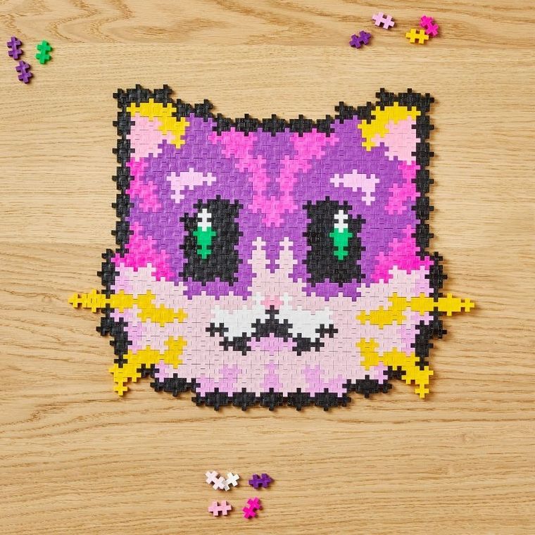 Plus-Plus, Puzzle by number, kot, klocki, 500 elementów