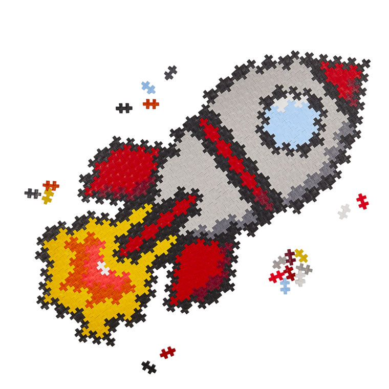 Plus-plus, Puzzle by number, rakieta, 500 elementów