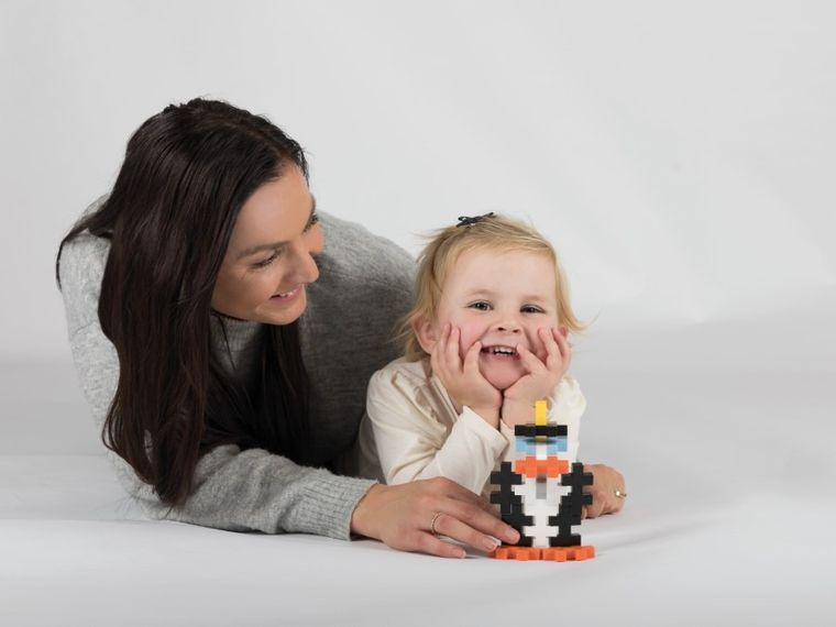 Plus-Plus, Tuby Big, Pingwin, klocki, 15 elementów