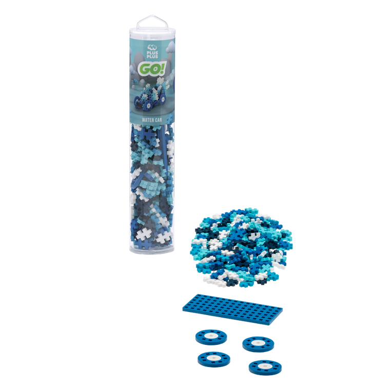 Plus-Plus, Tuby Color Cars, Water, klocki, 200 elementów