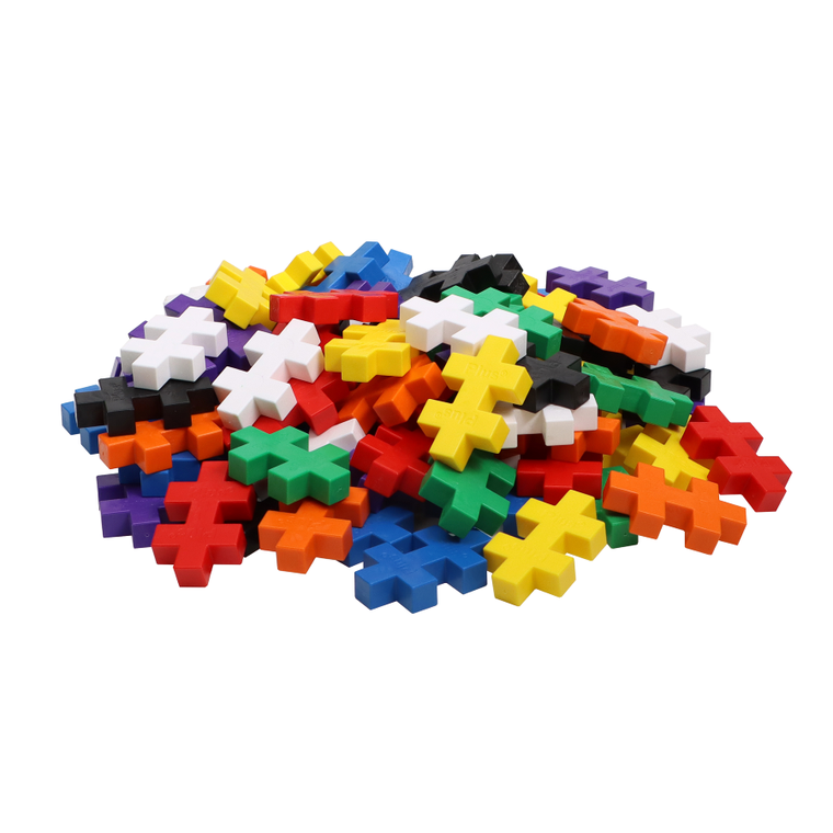Plus-Plus, Zestawy Big, podstawowe kolory, klocki, 100 elementów