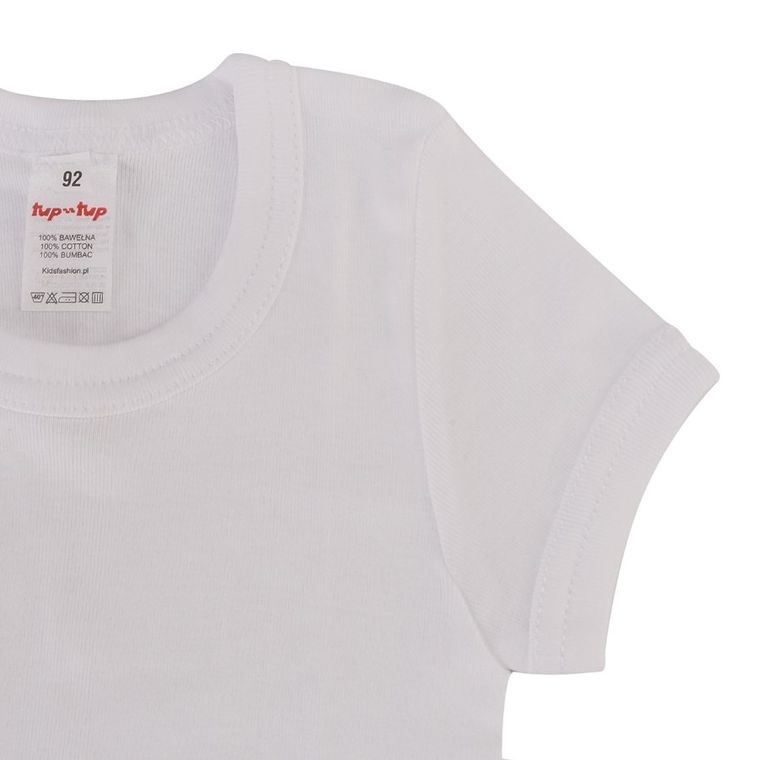 Podkoszulek chłopięcy, biały, Błażej, Tup Tup