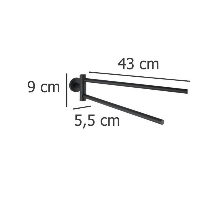 Podwójny wieszak na ręczniki, Bosio