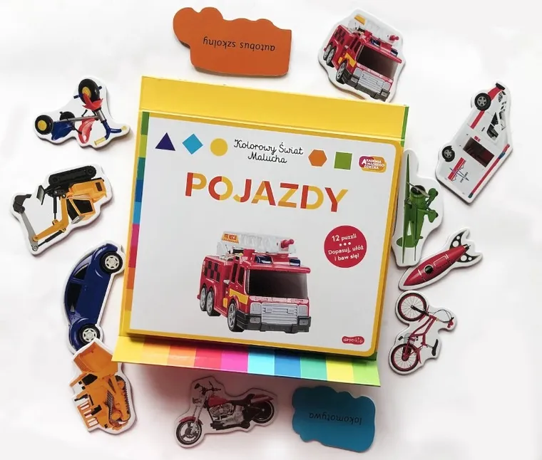 Pojazdy. Akademia mądrego dziecka. Kolorowy świat malucha