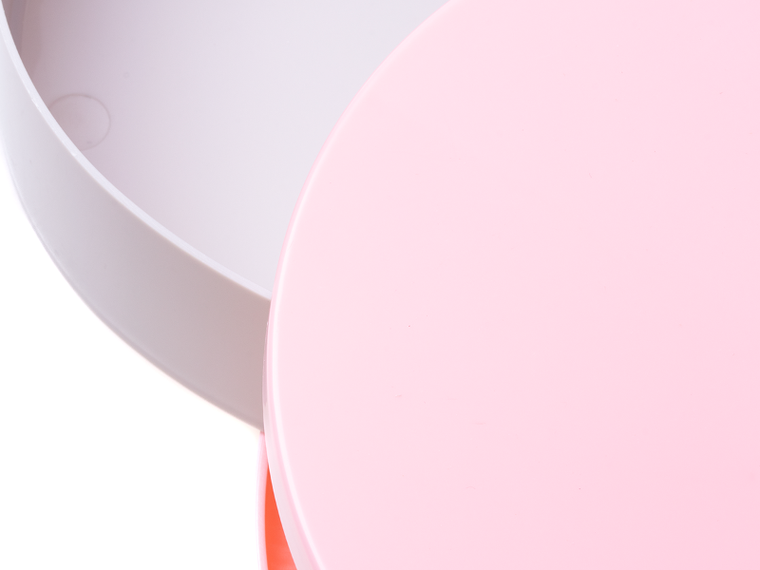 Pojemnik do podawania orzechów i słodyczy, kwiat, różowy