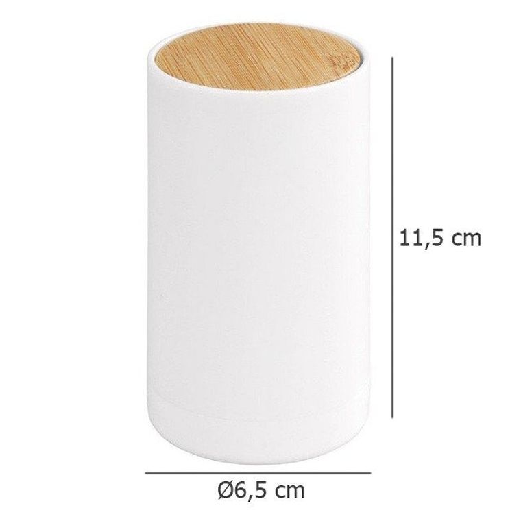 Pojemnik na patyczki do uszu, Laresa, biały