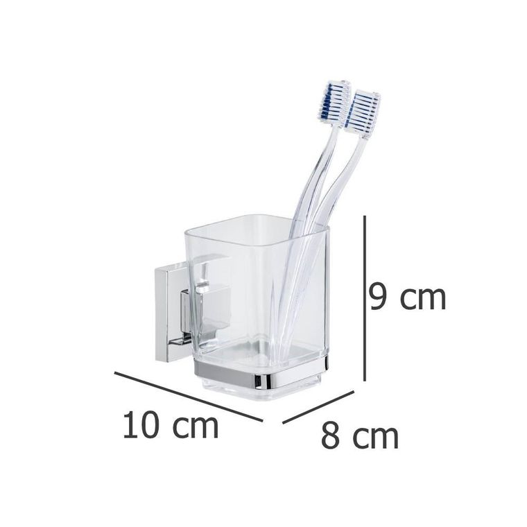 Pojemnik na szczoteczki do zębów, Quadro, Vacuum-Loc