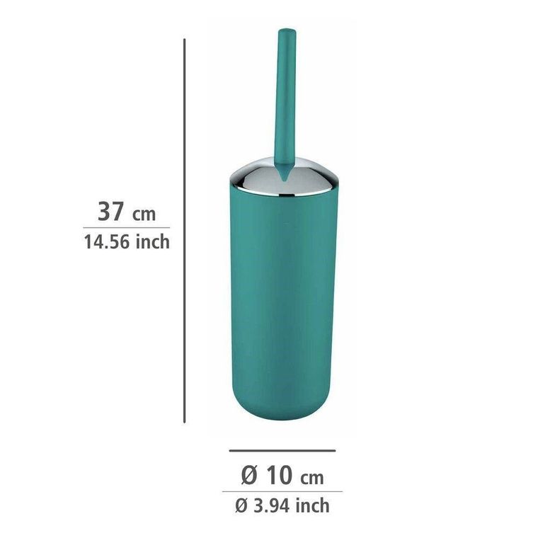 Pojemnik na szczotkę, Brasil, turkusowy + szczotka wc