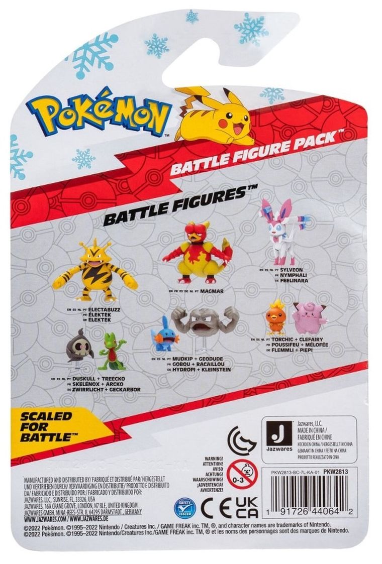 Pokemon, Holiday, Charmander & Pikachu, zestaw figurek bitewnych, wersja świąteczna