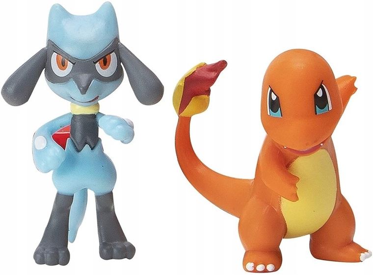 Pokemon, Surprise Attack, Charmander vs Riolu, pojedynek, zestaw bitewny z figurkami
