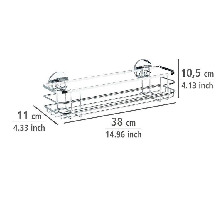 Półka kuchenna maxi, turbo-loc, stal nierdzewna