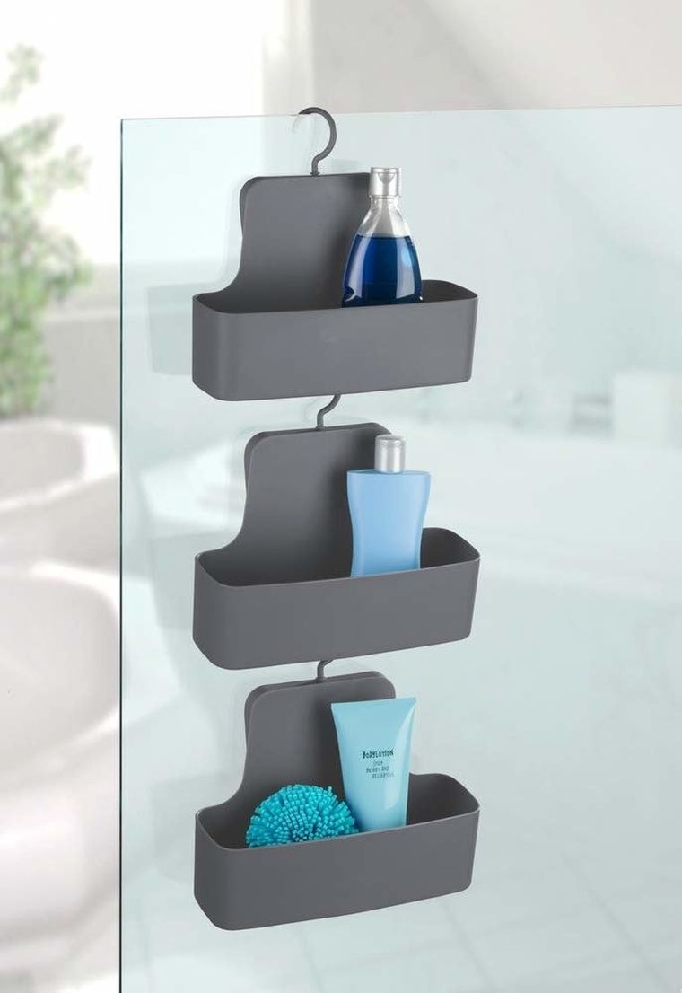 Półka łazienkowa, Barcelona, antracytowa