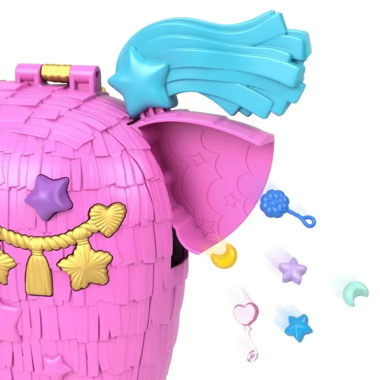 Polly Pocket, Jednorożec niespodzianka, zestaw do zabawy z laleczkami i akcesoriami