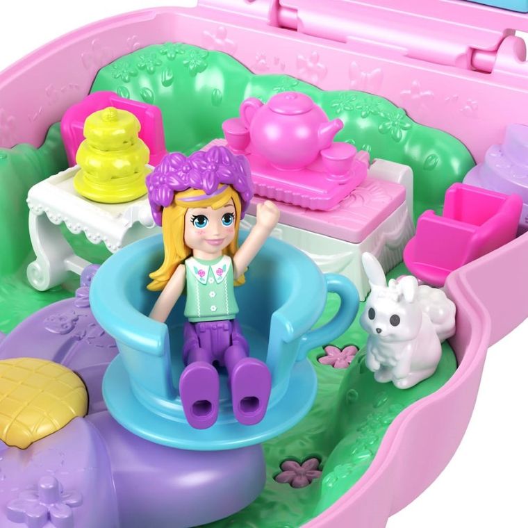 Polly Pocket, Króliczkowa herbatka, zestaw z laleczką i akcesoriami