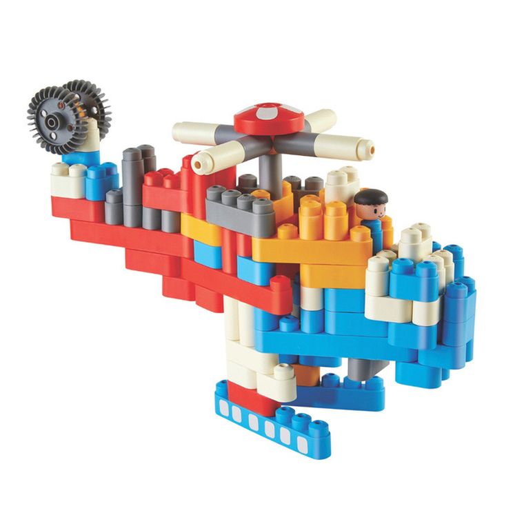 PolyM, Lotnisko, klocki konstrukcyjne, 142 elementów