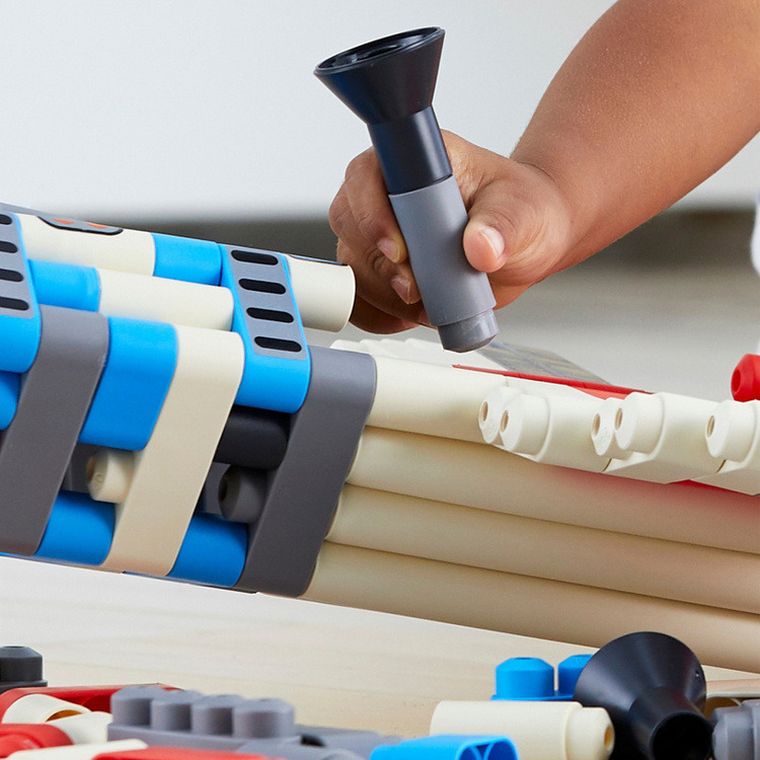 PolyM, Rakieta, klocki konstrukcyjne, 138 elementów