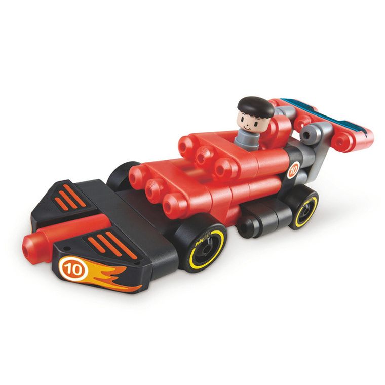 PolyM, Samochód wyścigowy, klocki konstrukcyjne, 31 elementów