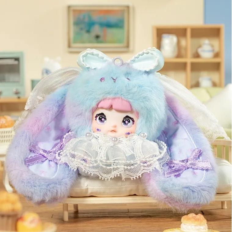 Pop Top, Hi Toy, Nommi, Króliczki, pluszowa figurka z zawieszką, 1 szt.