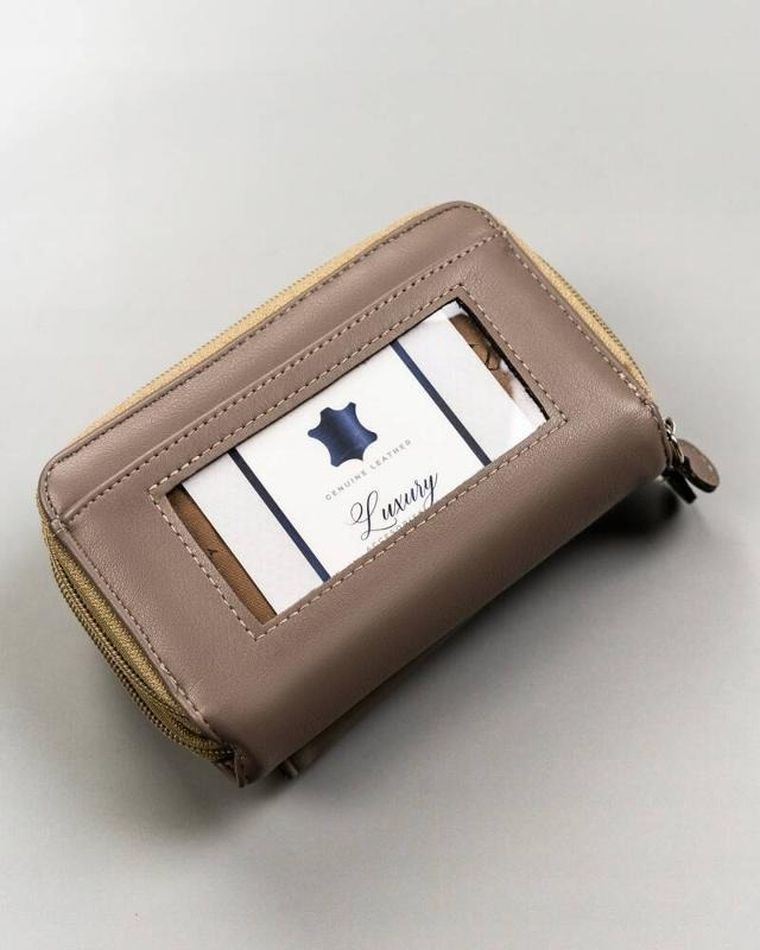 Portfel, beżowy, skóra ekologiczna, Cavaldi