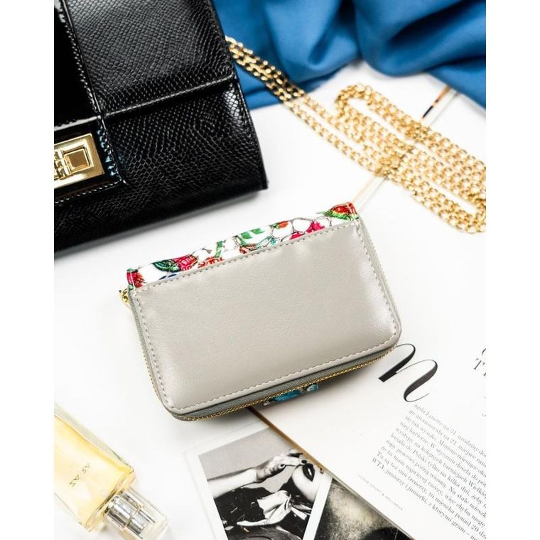 Portfel, biały, skóra ekologiczna, Peterson