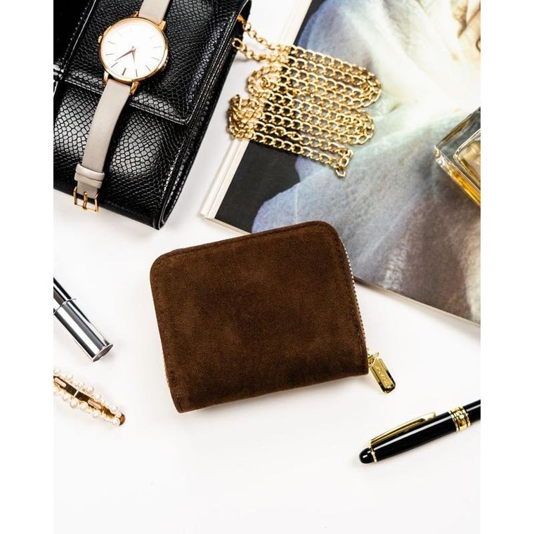 Portfel, brązowy, skóra ekologiczna, Rovicky