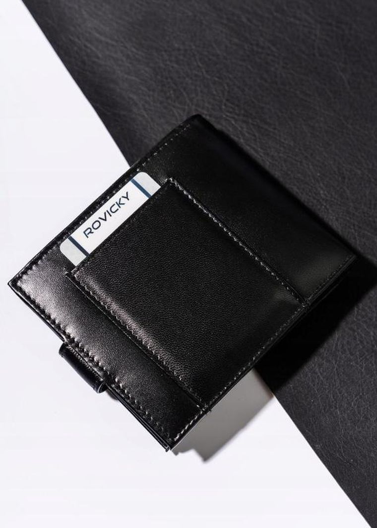 Portfel, czarny, skórzany, Always Wild