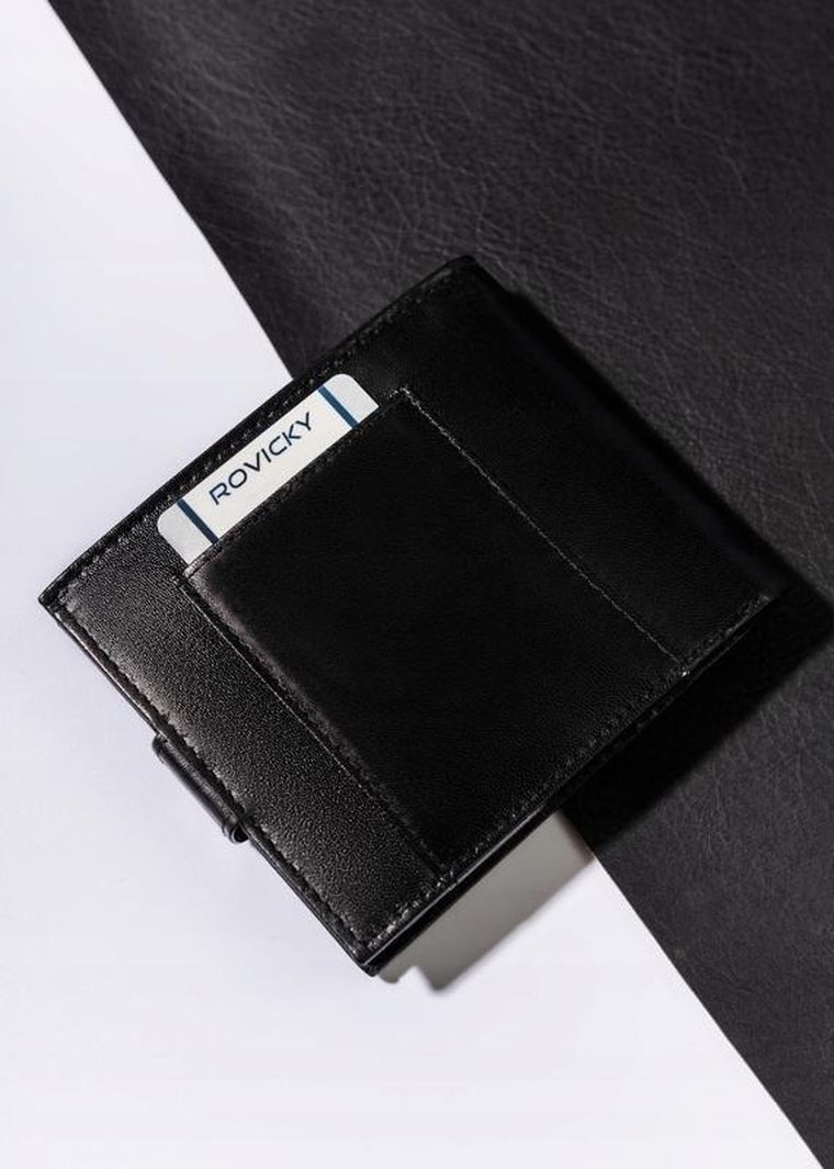 Portfel, czarny, skórzany, Always Wild