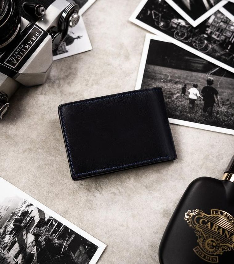 Portfel, czarny, skórzany, Buffalo Wild