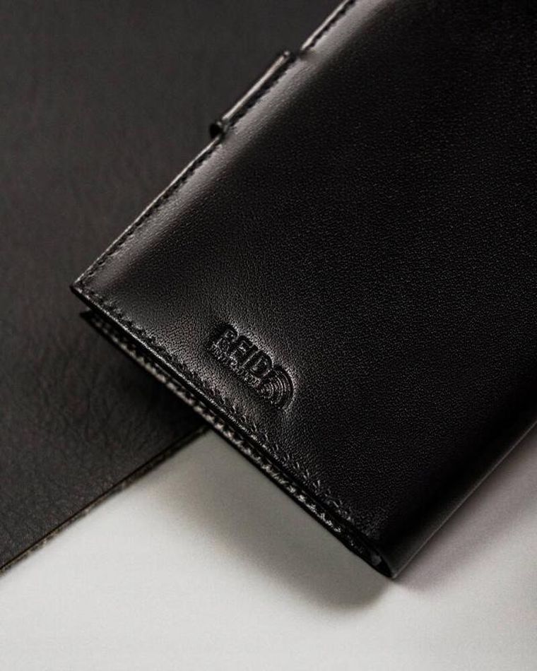 Portfel, czarny, skórzany, Peterson